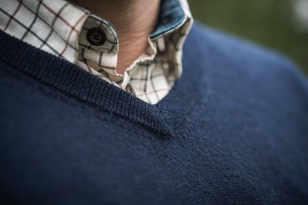 406070020 Seeland Pine V-neck pullover