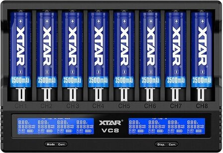 Xtar VC8 Batterijlader