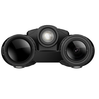 PIXFRA Draco D335-4K LRF &ndash; Multispectrale Warmtebeeld &amp; Nachtzicht Verrekijker met Laserafstandsmeter