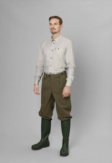 403048001 Seeland Oxford shooting shirt  grape leaf/terracotta check