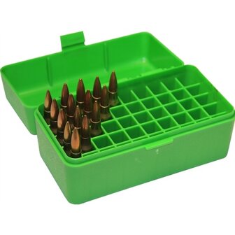 MTM munitie box fliptop  50pcs medium