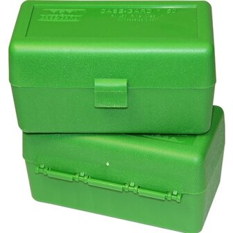 MTM munitie box fliptop  50pcs medium