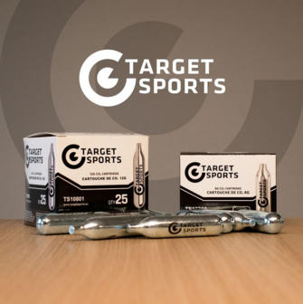 Target Sports 8gr CO₂ Patronen (10-Pack) &ndash; Voor Luchtpistolen &amp; Marker-Systemen