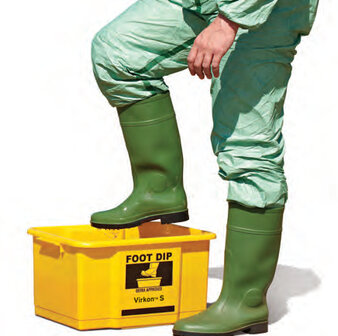 Virkon&trade; S Desinfectiemiddel  50 gram voor 5 liter&ndash; Effectief tegen RHD/VHD, Myxomatose &amp; 500+ Pathogenen | Profes