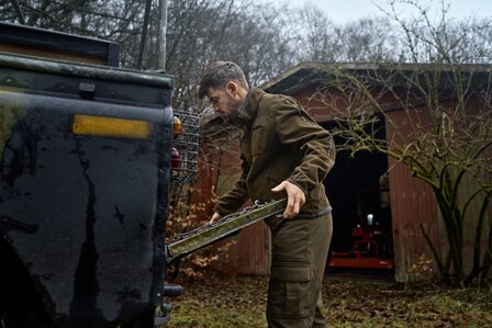 202501019 Kamko fleece Dark antique bronze/Willow green