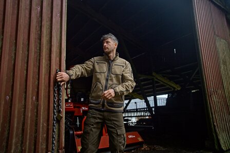 202501019 Kamko fleece Dark antique bronze/Willow green