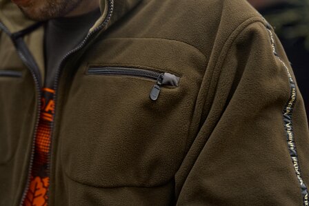 202501019 Kamko fleece Dark antique bronze/Willow green