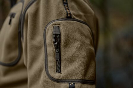 202501019 Kamko fleece Dark antique bronze/Willow green