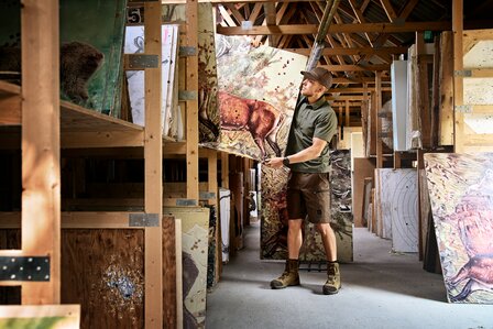H&auml;rkila Trek S/S Shirt - Grape Leaf	