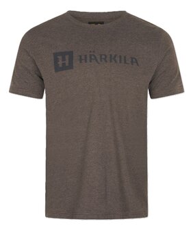 H&auml;rkila Identity S/S T-Shirt - Brown Melange