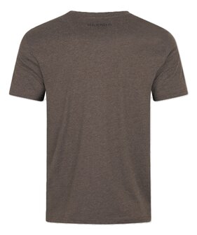 H&auml;rkila Identity S/S T-Shirt - Brown Melange