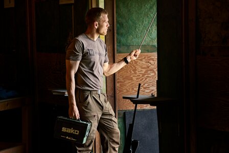 H&auml;rkila Identity S/S T-Shirt - Brown Melange