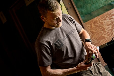 H&auml;rkila Identity S/S T-Shirt - Brown Melange