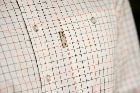 H&auml;rkila Portfield L/S Shirt - Mandarin Check