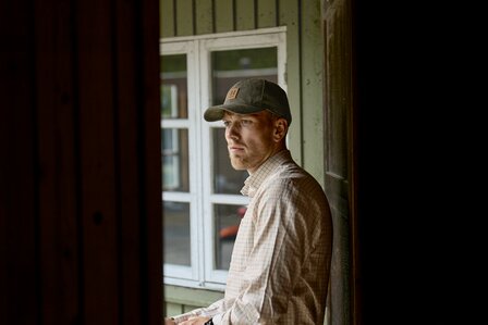 H&auml;rkila Portfield L/S Shirt - Mandarin Check