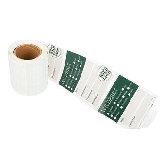 Landig jachtetiketten Z01050 voor vacu&uuml;mzakken &ndash; etiketten voor wildvlees en wildbraadLandig jachtetiketten Z0105