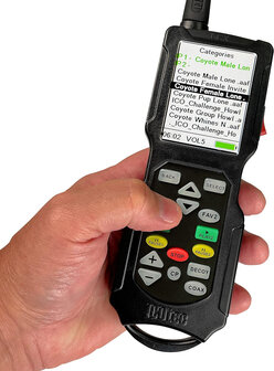 HELLION+ Programmeerbare vossen en ganzen geluidsslokker  met Bluetooth en GCX+ Afstandsbediening