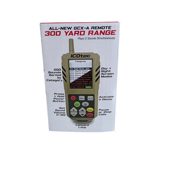 ICOtec Atom Predator Call &ndash; Elektronische Lokker met afstandsbediening, 200 Geluiden en bereik