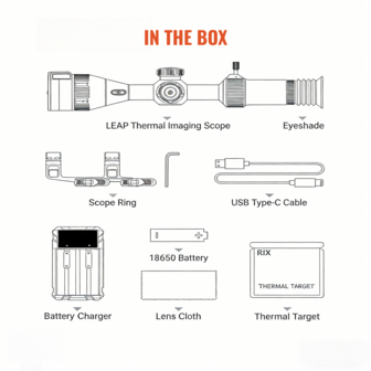 RIX Optics LEAP L6R LRF Warmtebeeld Richtkijker &nbsp;