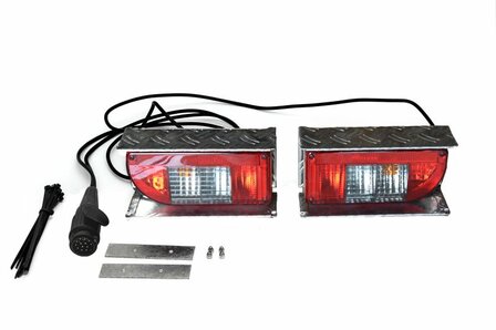 Heck-Pack verlichtingsset met aluminium beschermkap