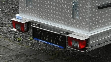 Heck-Pack verlichtingsset met aluminium beschermkap