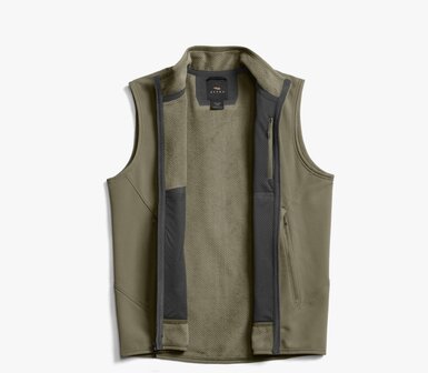 Sitka Alpha Fleece Vest - Dark Green Sage