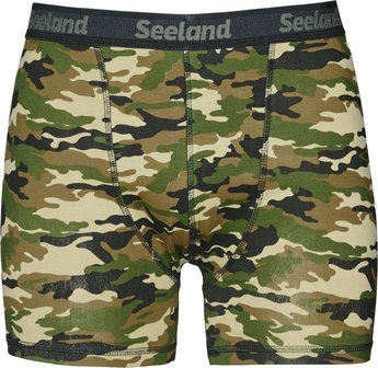 2002024 Seeland 2 pack boxershorts, Camo/Forest night