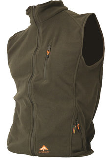 Alpenheat Verwarmd Fleece Vest, olijf groen