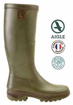 Aigle laars Parcours 2 jersey  voor hem en haar (kaki)