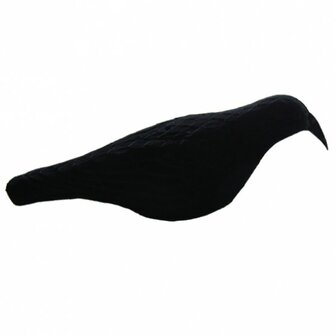 HDD011-3Rnw​​​​​​​&nbsp;Lokvogel kraai stapelbaar geflockt 44cm. incl. pin