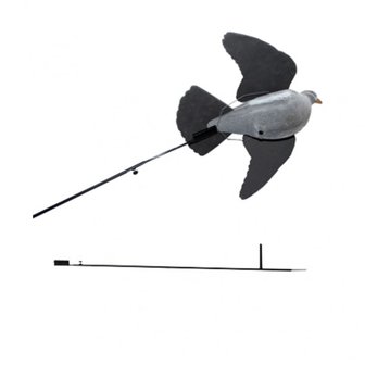 PLCL GFB+3RW&nbsp;Glasfiber bouncer + vliegende duif