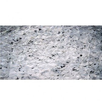 PLBO 112-6 Camouflagenet stealth sneeuw met wit binnennet 1,5x6mtr