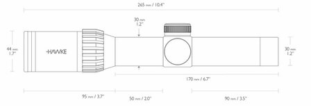 16252&nbsp;Hawke Endurance 30 SF 4-16X50 Mil Dot