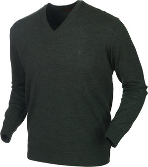 150106111&nbsp;H&auml;rkila Glenmore pullover / Forest green