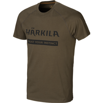 ​​​​​​​Artikel: 160105058 Härkila logo t-shirt 2-pack Willow gre