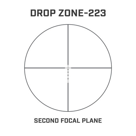 Bushnell 3-9x40mm AR Optics Riflescope DZ223 Black 1 in, .223