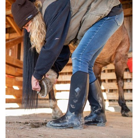 Muck Boot Derby Tall Dames Zwart DBYT-000