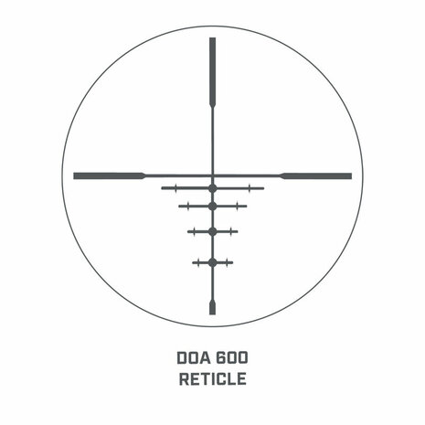 Bushnell Trophy 3-9x40, DOA600, Matte Richtkijker 753960B 0-29757-75390-8