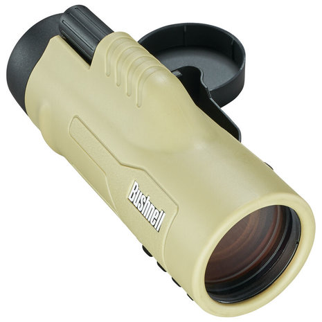 Bushnell 10x42 Legend Ultra HD Tan Monocular Mil-Ret, ED Glass, UWB Kijker