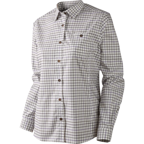 Harkila Lancaster Lady L/S shirt Blackberry Check