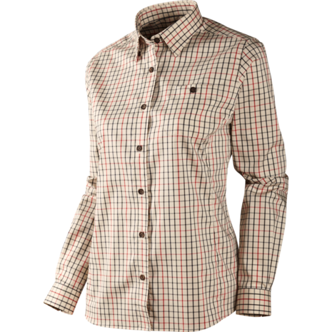 Harkila Lancaster Lady L/S shirt Red Check