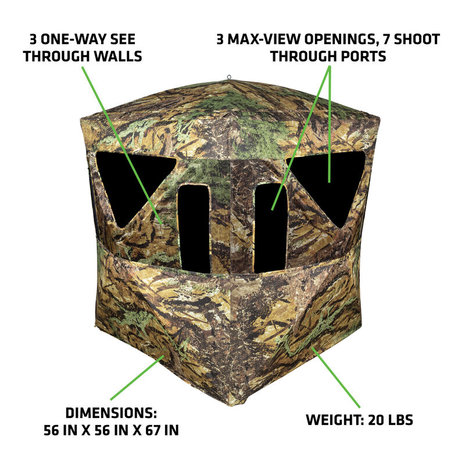 Primos Smokescreen Ground Swat Camo, Box 65111 0-10135-65111-4