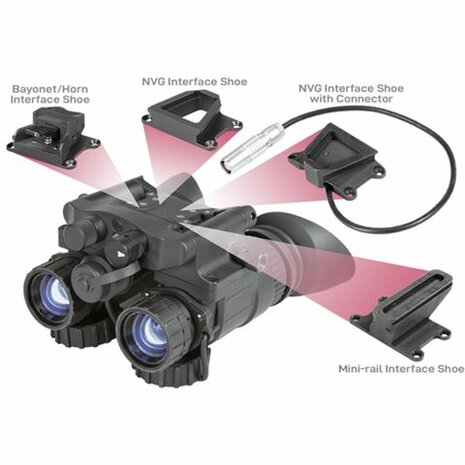 AGM NVG40 Binoculaire Tactical Restlichtversterker Gen2+ (Photonis Commercial) Groen