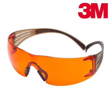 3M secure fit 400 schietbril oranje