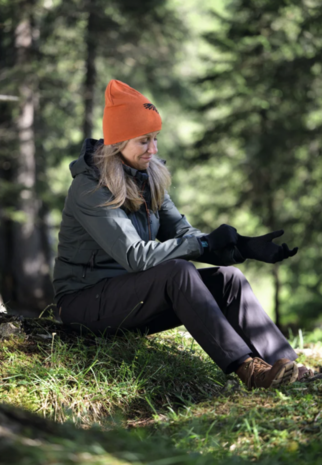 Swarovski optik Havik merino beanie signaaloranje