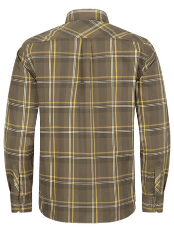 Blaser Stretch Shirt Harald, olive geruit