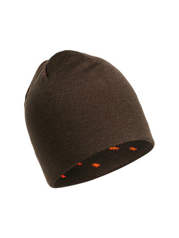 Reversible Beanie Argali, bruin