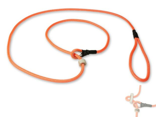 Mystique® Field trial Moxonlijn 6mm 150cm Neon oranje met hoornstop