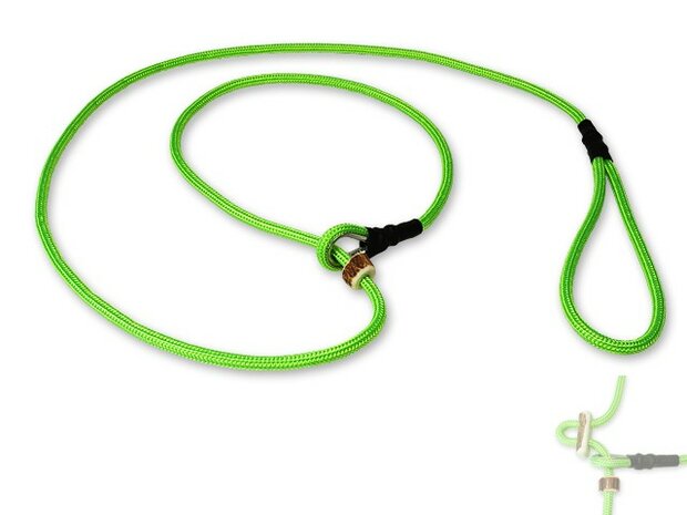 Mystique Field Trial Moxon 6mm 150cm neon groen met hoornstop