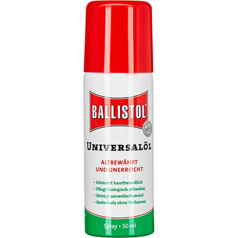 Ballistol universele onderhoudsolie spuitbus, 400 ml
